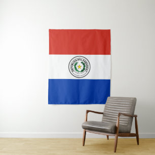 Paraguay flag tapestry