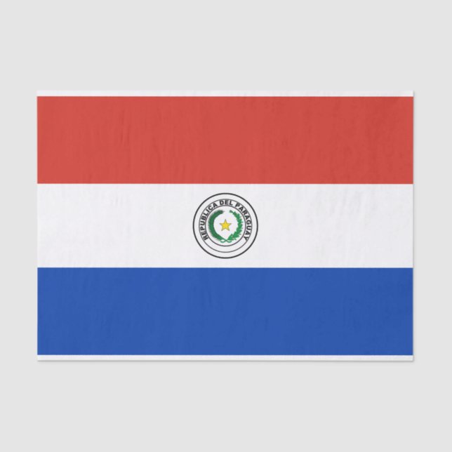 Paraguay Flag Tissue Paper (Front)