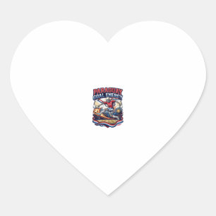 Paraguay Goal Energy Skeleton Striker Nations Bold Heart Sticker