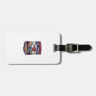 Paraguay Goal Energy Skeleton Striker Nations Bold Luggage Tag