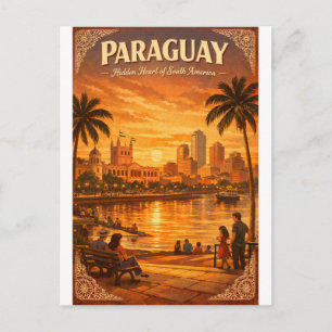 PARAGUAY – Hidden Heart of South America Postcard