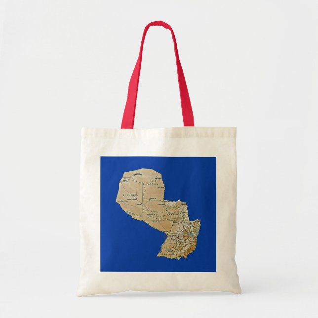 Paraguay Map Bag (Front)