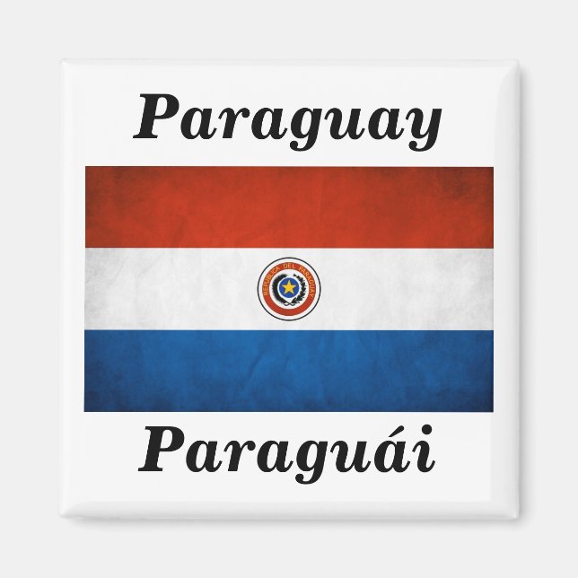 Paraguay National Flag Magnet (Front)