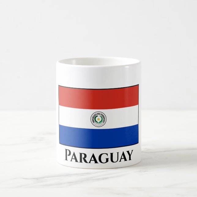 Paraguay (Paraguayan) Flag Coffee Mug (Center)