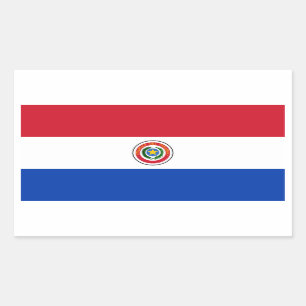 Paraguay/Paraguayan Flag Rectangular Sticker