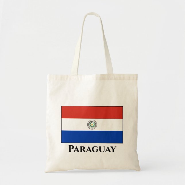 Paraguay (Paraguayan) Flag Tote Bag (Front)