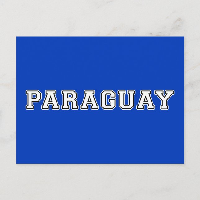 Paraguay Postcard (Front)