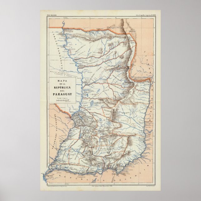 Paraguay Poster (Front)