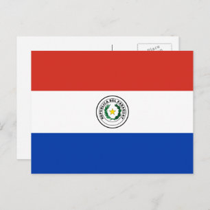 Paraguayan Flag, Flag of Paraguay Postcard