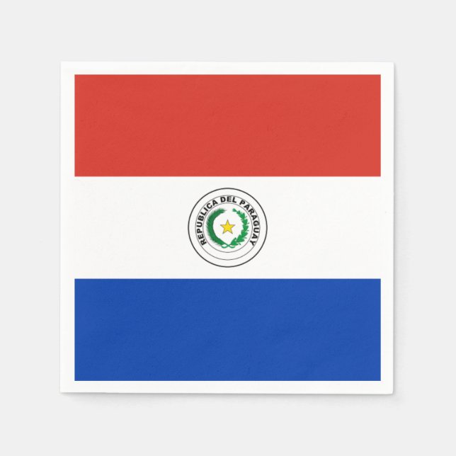 Paraguayan flag napkin (Front)
