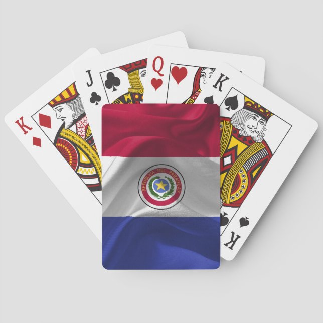 Paraguayan flag playing cards (Back)