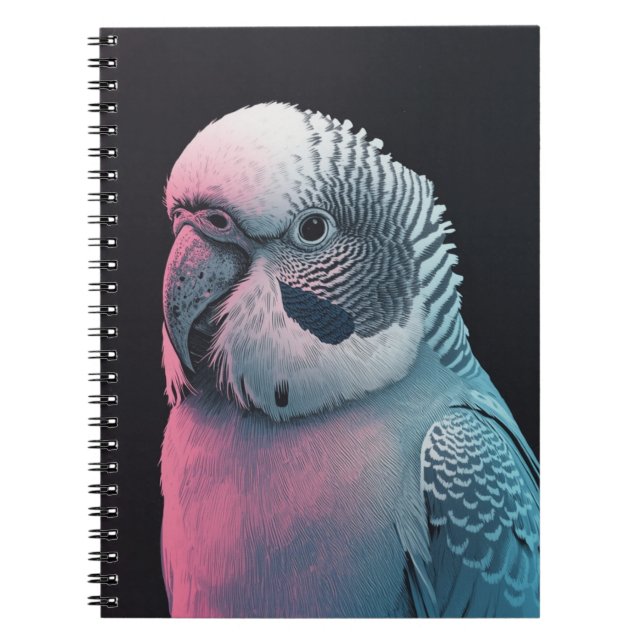 Parakeet Bird Notebook Journal (Front)