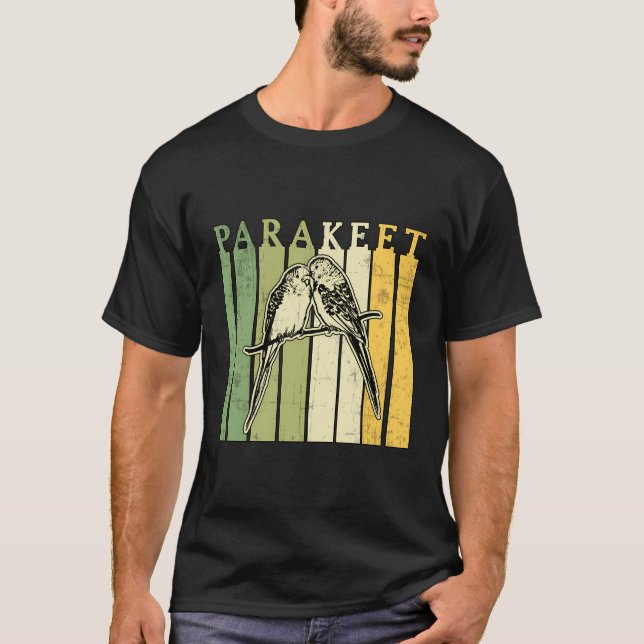 Parakeet Budgie Bird Budgerigar Owner T-Shirt (Front)