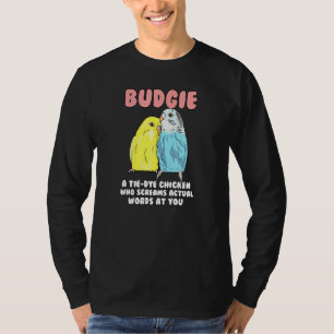 Parakeet Budgie Bird Couple I Budgie Bird Lover T-Shirt