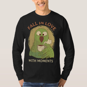 Parakeet Fall In Love With Moments T-Shirt