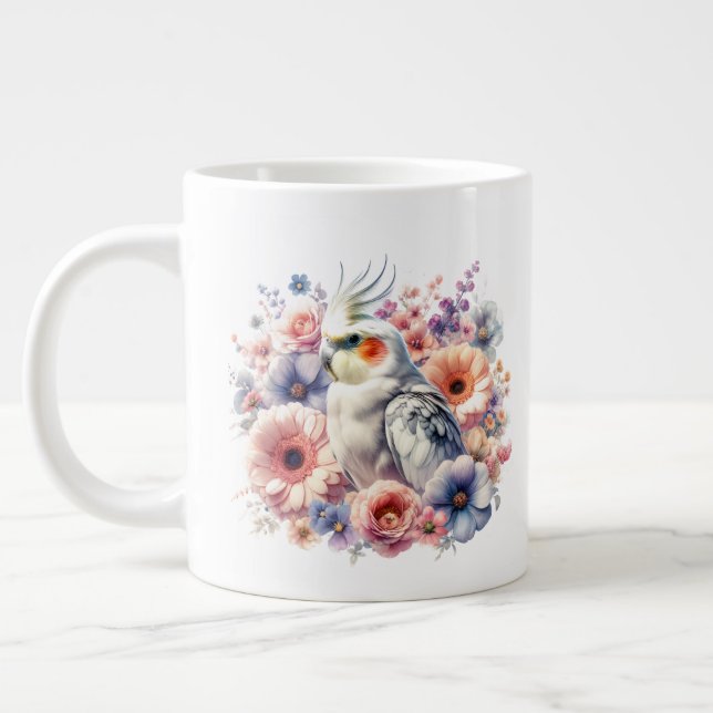 Parakeet- Jumbo Mug (Left)