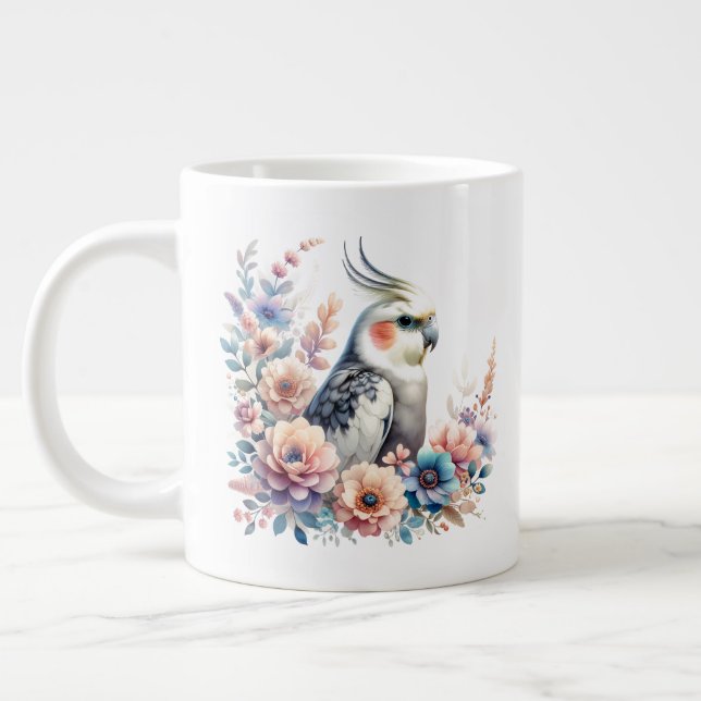 Parakeet- Jumbo Mug (Left)