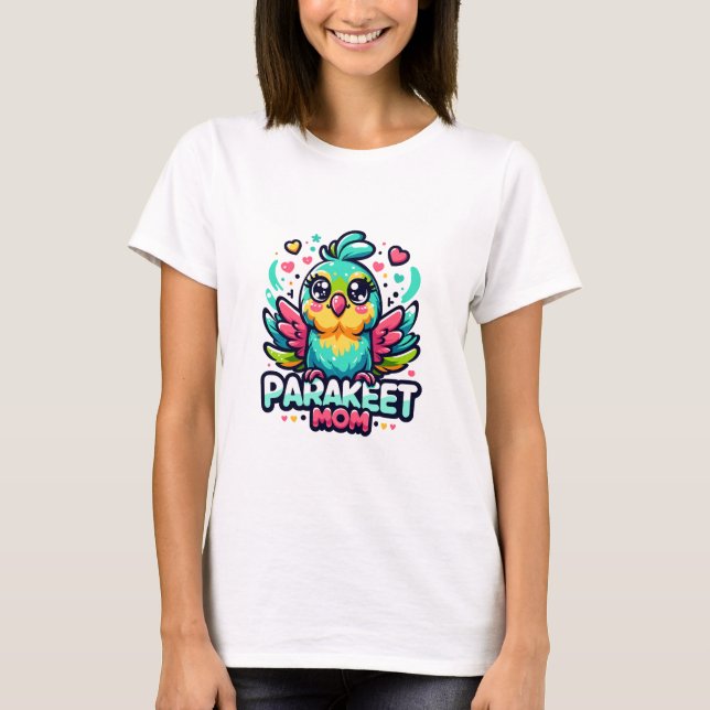 Parakeet Mum T-Shirt (Front)
