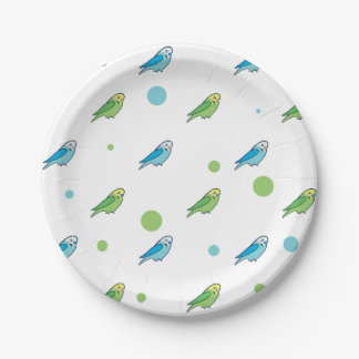 Parakeet Paper Plates