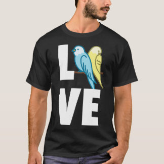 Parakeet Parrot Bird Quacker Lover Gift T-Shirt