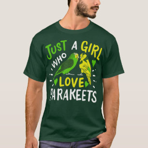 Parakeet Parrot Budgie Parakeet Lover T-Shirt