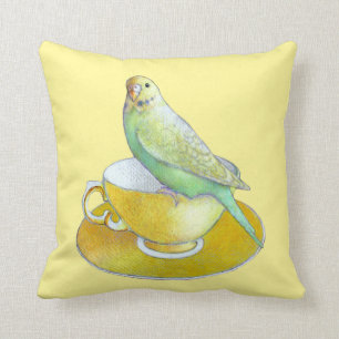 Parakeet Tea Pillow