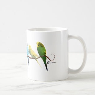 Parakeets & Cockatiels! Coffee Mug