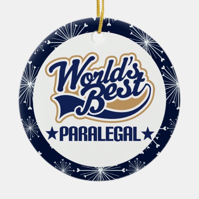 Paralegal Gift Ornament (Front)