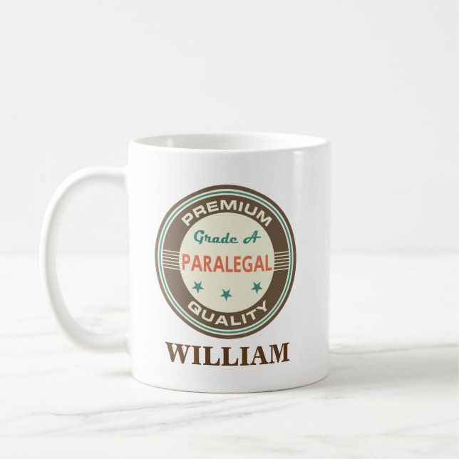 Paralegal Personalised Office Mug Gift (Left)