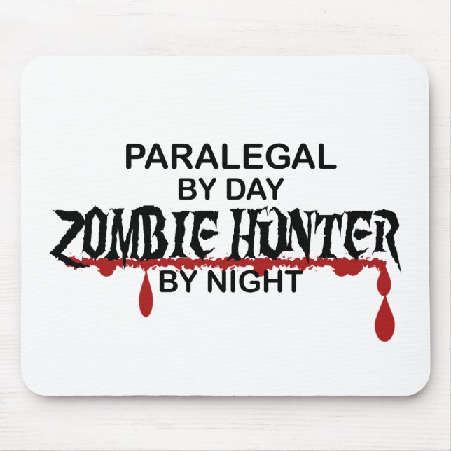 Paralegal Zombie Hunter Mouse Pad (Front)