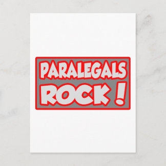Paralegals Rock! Postcard