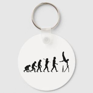 Parallel Bars Gymnastics Evolution Key Ring