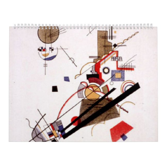 Parallel Diagonals Wassily Kandinsky Calendar (Cover)