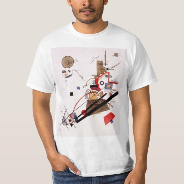 Parallel Diagonals Wassily Kandinsky T-Shirt (Front)