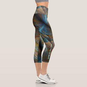 Parallel Planes Capri Leggings