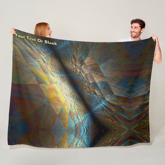 Parallel Planes Fleece Blanket (In Situ)