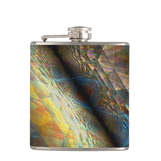 Parallel Planes Hip Flask (Front)