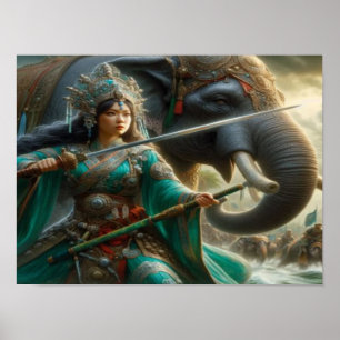 Parallel Realms Strength of Jade Poster