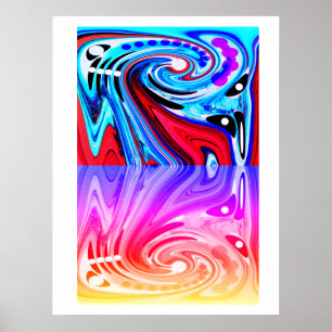 Parallel universe art poster