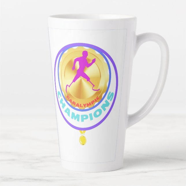 Paralympic Champions  Latte Mug (Right)