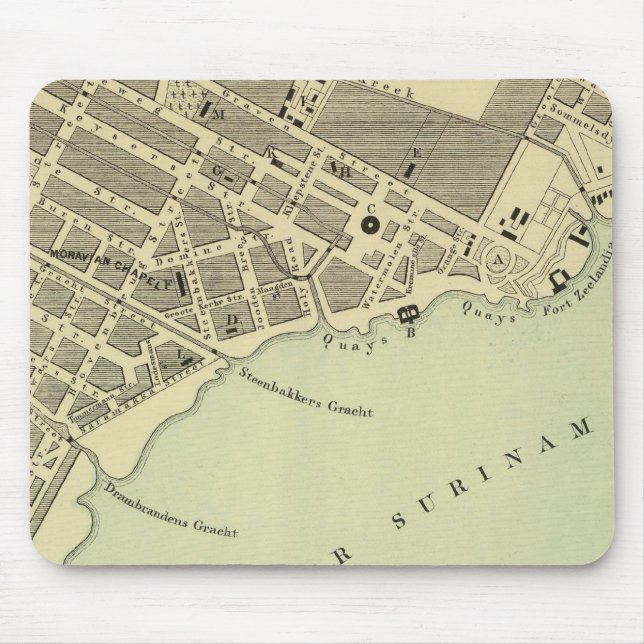 Paramaribo Surinam Mouse Pad (Front)
