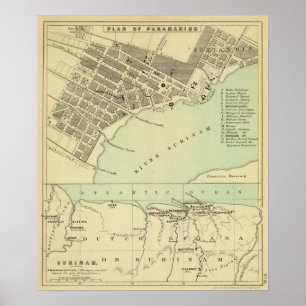Paramaribo Surinam Poster