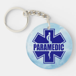 Paramedic Acrylic Keychain, Double Sided Key Ring