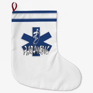 Paramedic Action Large Christmas Stocking