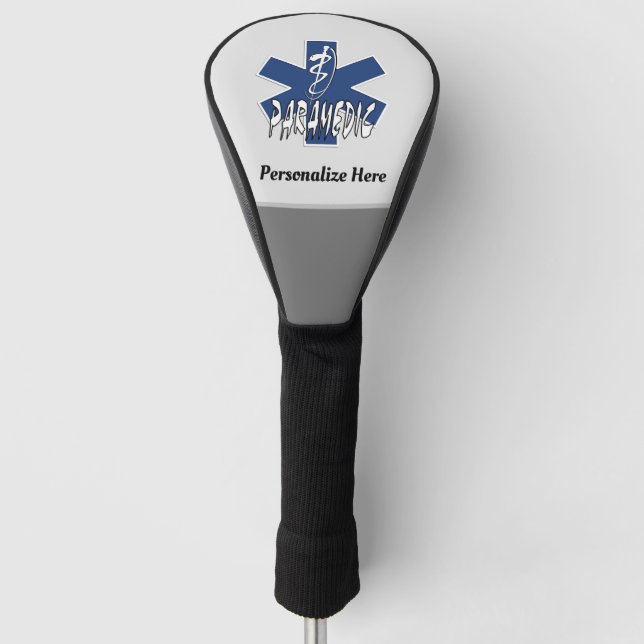 Paramedic Active Star Golf Head Cover (Front)