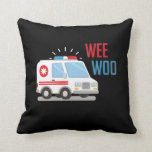 Paramedic Ambulance Car wee woo Hospital EMT Cushion<br><div class="desc">Paramedic Ambulance Car wee woo Hospital EMT</div>