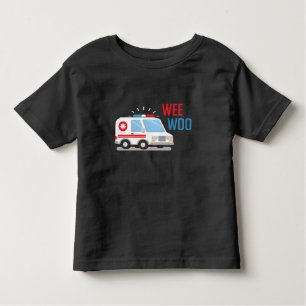 Paramedic Ambulance Car wee woo Hospital EMT Toddler T-Shirt