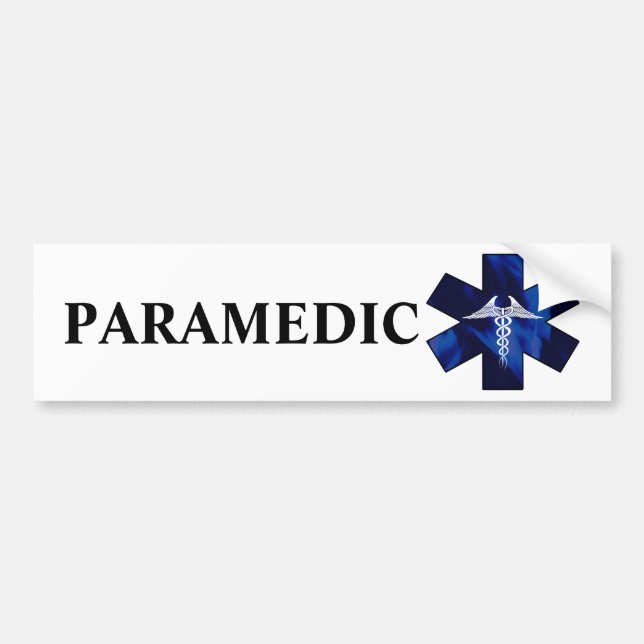 PARAMEDIC BUMPER STICKER (Front)