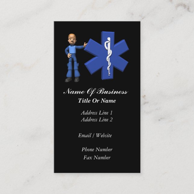 Paramedic Business Card (Front)