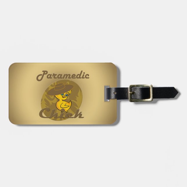 Paramedic Chick #6 Luggage Tag (Front Horizontal)